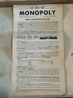 Rare Vintage Monopoly Board Game Set Italian Complete Wood Box 1946