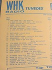 Whk Radio Station 1964 Tunedex Survey Beatles Top 3 Records Mint  Cleveland Oh 