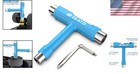 Durable Stainless Steel Skate Tool - Includes Pouch And Multi-function Design