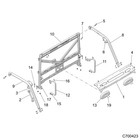 Polaris Bolster Weld  Left  Matte Black  Genuine Oem Part 1024803-458  Qty 1