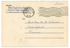  100th Bomb Group Wwii Postcard Sgt Warders B 17 Gunner Our Gal Sal 2 5 43 