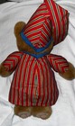 Avon Sleepy Sherman Dream With Me Bedtime Teddy Bear Plush Not Working Clean Vtg