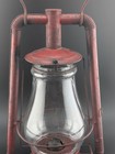 Berger Side Lift Hot Blast Tubular Lantern Crinkle Corner Clear Unmarked Globe 