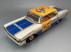 Vtg Tin Friction 1964 Ford Galaxie Pepsi-cola Race Car W box   Taiyo Toys Japan