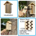 Mason Bee House jzdf Bug Hotel bug Hotel carpenter Bee House For The Garden leaf