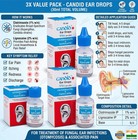 3x Candid Ear Wash Drops 10ml Ear Cleansing Solution Free Fast Shipping