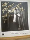 Signed  Photo The Late Leon Redbone- Deceased--coa