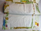 Two Vintage Winnie The Pooh Curtain Panels Or Valances Lined 42  Wide X 21  Long