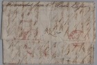 1864 Calcutta India To Boston Ma Usa Steamship Cover Via France Rangoon Contents