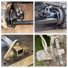 2pcs Chinese Mini Excavator Drive Motor Reinforcement Brackets W  Tie Down Slot