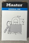 Master Lock No  9 Padlock  miniature  With 2 Keys