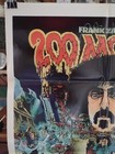 Frank Zappa  200 Motels Original Us One Sheet 1971