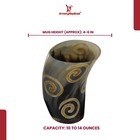 Handmade Viking Horn Tumbleweed Medieval Drinking Horn Tumbler Cup
