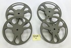 4 -   Goldberg Bros Reflex  16mm 400  Metal Film Reels    Grey    Nice Ggg