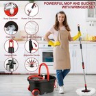 The Spin Mop And Bucket With Wringer Set