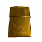 Camel Collectible Zippo Lighter Gold Tone Apa Logo Works 