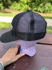 Suzuki Black Mesh Strapback Hat Cap Cotton Hat With Polyester Mesh Adj  Euc