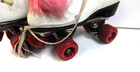 Vintage Roller Derby Urethane Roller Skates  Size 7  White Upper Leathers