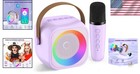 Portable Mini Bluetooth Karaoke Machine For Kids - Perfect For Birthday Parties