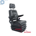 Tractor   Forklift Seat Suspension Adjustable Backrest Armrest Safety Belt