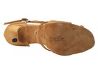 Women s Tan Satin Salsa Ballroom Latin Dance Shoes Heel 3 5 2829ledss Veryfine