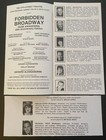 Playbills - Off-broadway Classics - Excellent Condition 