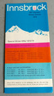 1973-1974 Innsbruck Ski Resort Tyrol Austria Trail Map Advertising Brochure