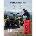 Fuel Caddy 15 Gallon Portable Fuel Tank With Gravity   Hand Pump Modes