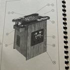 Original Factory  Arcade Video Game Manual Ms Pac-man Midway Pacman