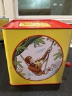 Vintage Curious George Jack-in-the-box 1995 Schylling Green Toy