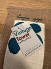 Vintage Vera Neumann Unused Linen Tea Towel Spice Jar Motif Brown Free Shipping