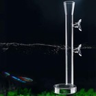 Mipukbay Glass Aquarium Feeder Set - 13 8 Inch Shrimp Feeding Tube   Dish For   
