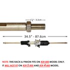 Steering Rack And Pinion W tie Rod Ends For Polaris Rzr 800 Efi 2008-2014