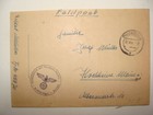 Germany 1941 Third Reich Ww2 Stamp Cover Letter Paderborn Feldpost Army Military