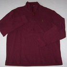 Nwt Polo Ralph Lauren Cranberry Wine Half-zip Sweater Men s L Olive Green Pony