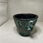 Greek Pottery Cup Terracotta Green Patina W ancient Greek Mythology