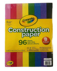  3  Crayola Construction Paper Sheets 9 x12  96 8 Colors Teacher School Sup Vss2