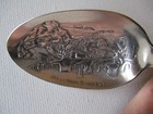 1907 Mountain Torrent Luna Park Coney Island Silverplate Souvenir Spoon Fs   Sm