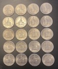 10 Coin Lot     1776   1976 Kennedy Bicentennial Half Dollars     P   D Mixed