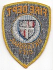Patch Oklahoma City  oklahoma County  Ok C1970 Fire Department Crest 3x4 