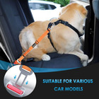 Dog Car Seat Belt  2 Pack Headrest Restraint Seatbelt  Adjustable Pet Safety Lea