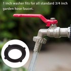 50 Pcs Heavy Duty Rubber Garden Hose Washer Seals Fit All Standard 3 4 Inch Hose