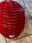 Goody Tzers Vintage Lot Of 2 Large 6    Red Cincher Banana Comb Plastic Clips Y2k