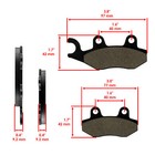 Front Brake Pads   Rear Brake Shoes For Honda Cmx250c Cmx250x Rebel 2005-2016