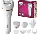 Philips Epilator Series 8000 Wet   Dry   8 Accessories Open Box Bre720 14