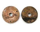 Pair Antique Victorian Eastlake Escutcheon Rosettes Door Plates Backplates