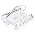 220v To 110v Voltage Converter   Universal Travel Adapter With 4 Usb Charger 