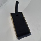 Wadsworth Brass Fabric Black  Ladies Compact Handbag  Vintage Makeup Comb Small