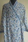 Block Print Japanese Kimono 100  Cotton Dress 100  Tarrif Free   0  Charge Km-36 