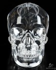 5 1  K9 Crystal Hand Carved Crystal Skull Anubis  Super Realistic